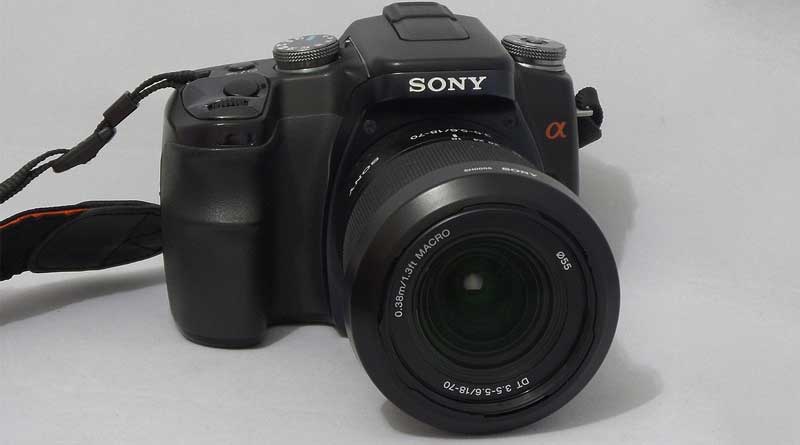 camera sony dslr alpha photo